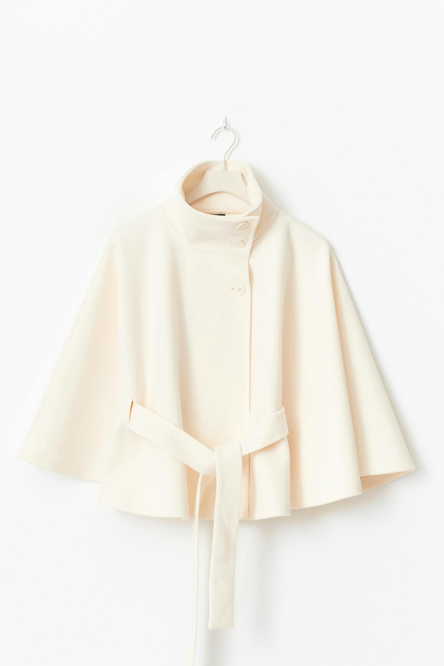 Elegant Belted Cape Coat for Women