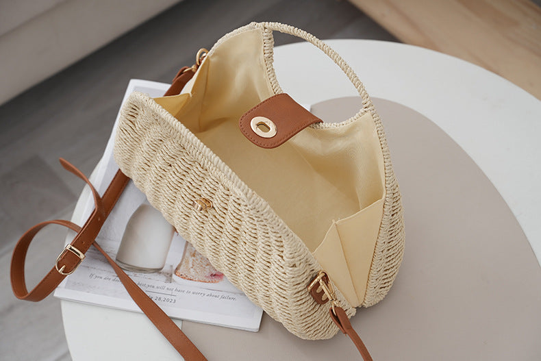 Beach Vacation Handwoven Tote & Crossbody Bag