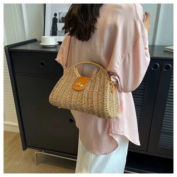 Beach Vacation Handwoven Tote & Crossbody Bag