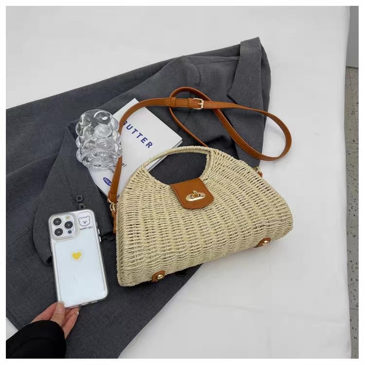 Beach Vacation Handwoven Tote & Crossbody Bag