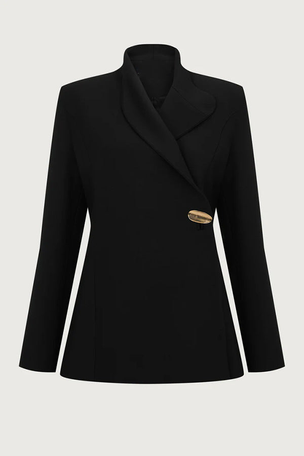 Women’s Chic Blazer Two-Piece Set – Elegant Office & Casual Suit