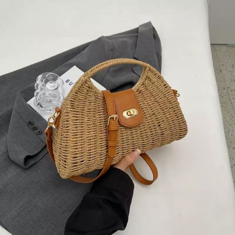 Beach Vacation Handwoven Tote & Crossbody Bag