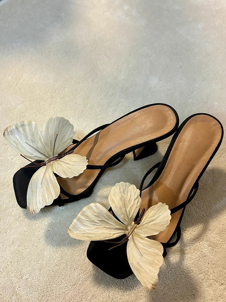 3D Butterfly Sandal Flip Flops