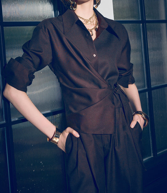 Creative Waist-Tie Shirt