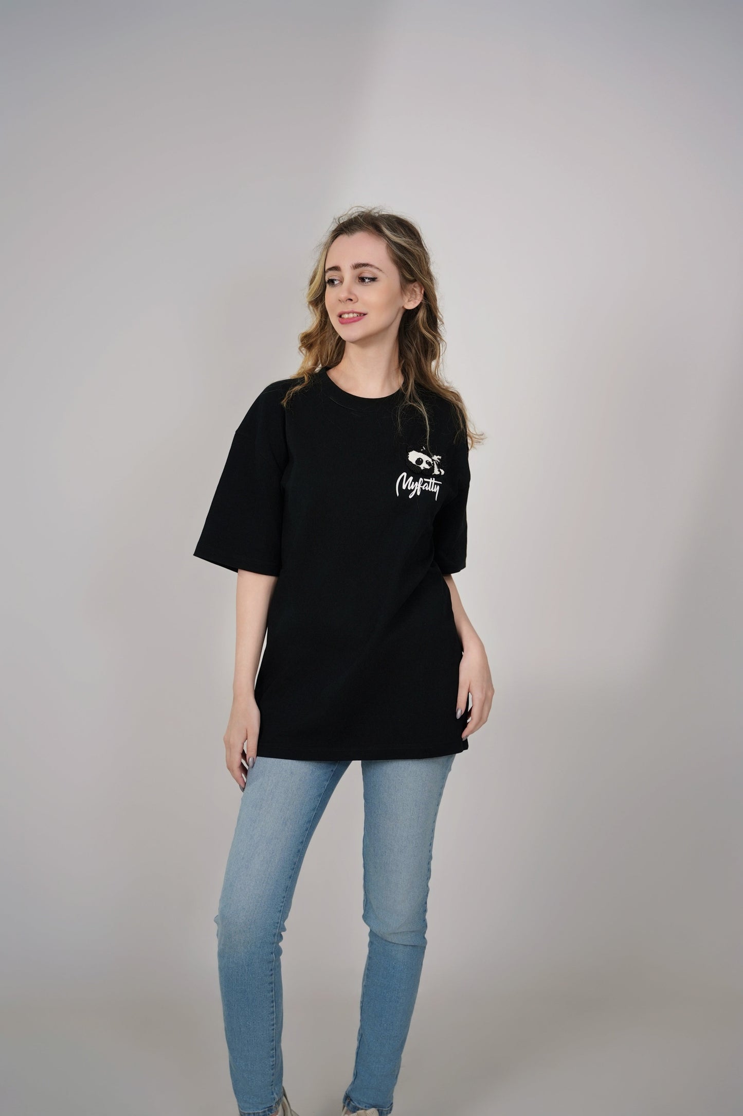 Cozy Knitted Panda Tee