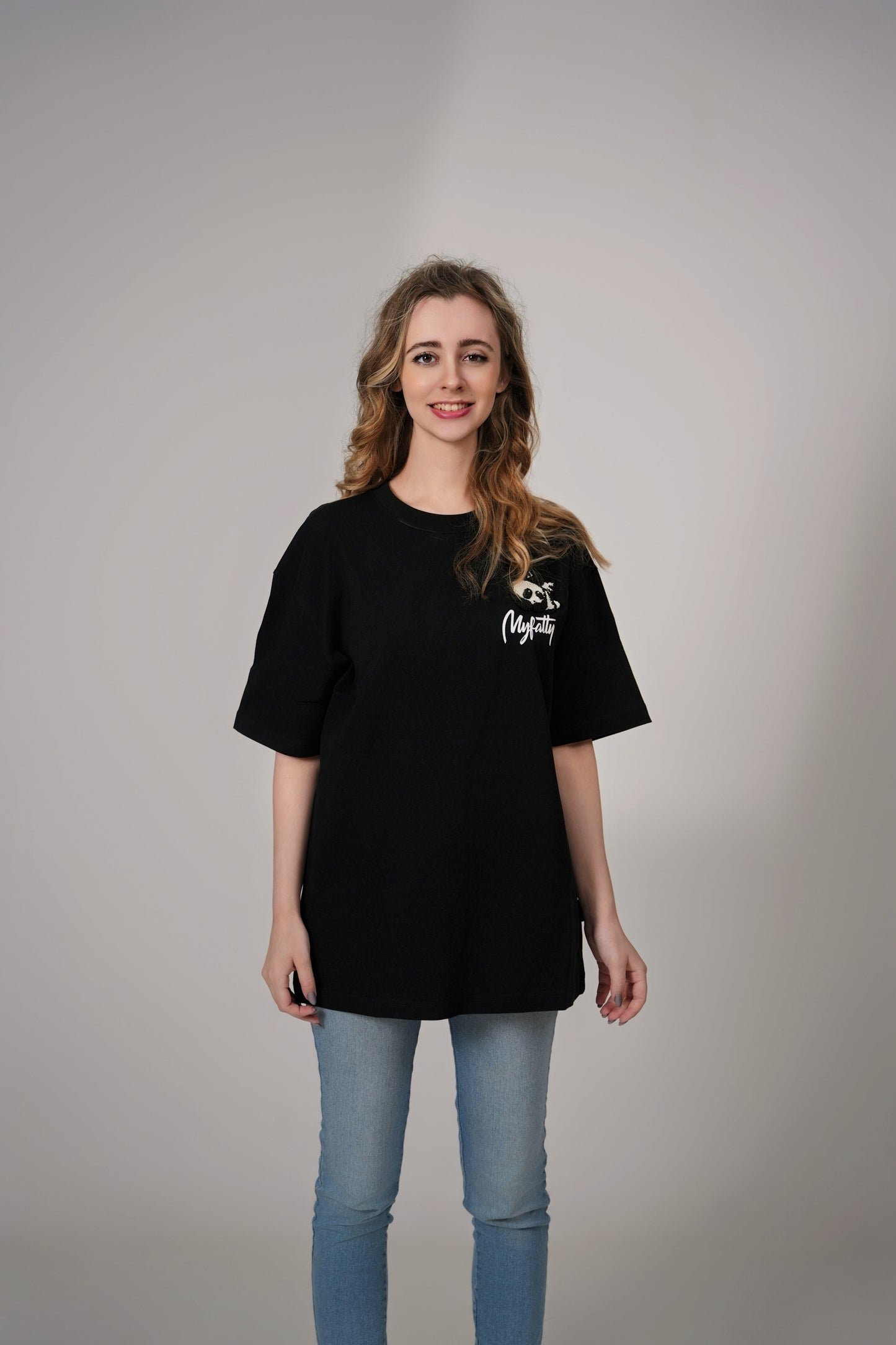 Cozy Knitted Panda Tee