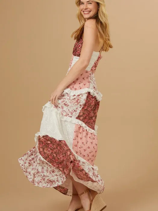 Floral Lace Vacation Dress