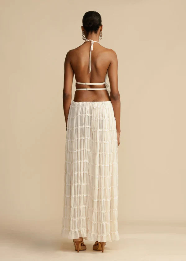 Glamour Backless Skirt Set