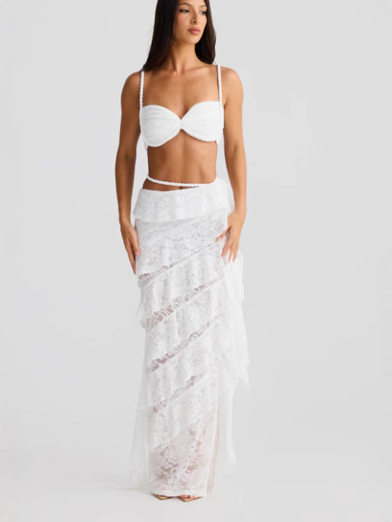 Chic Lace Bodycon Skirt
