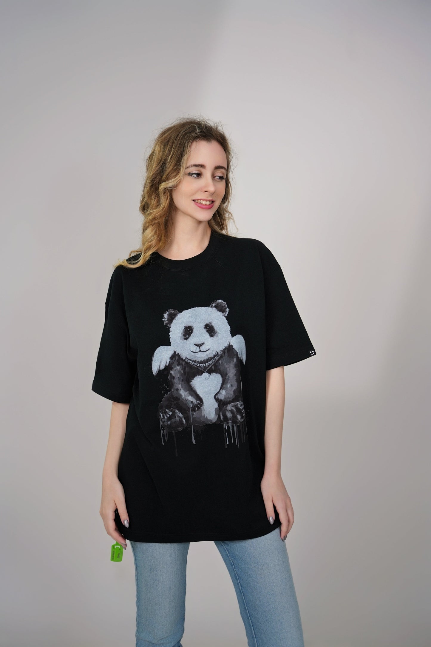 Panda Pattern Cotton Tee