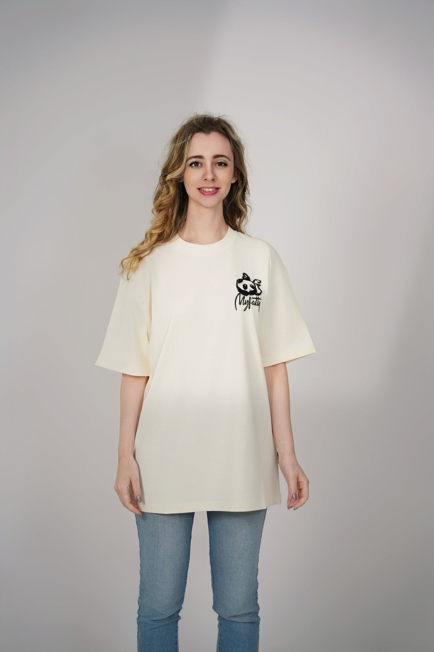 Cozy Knitted Panda Tee