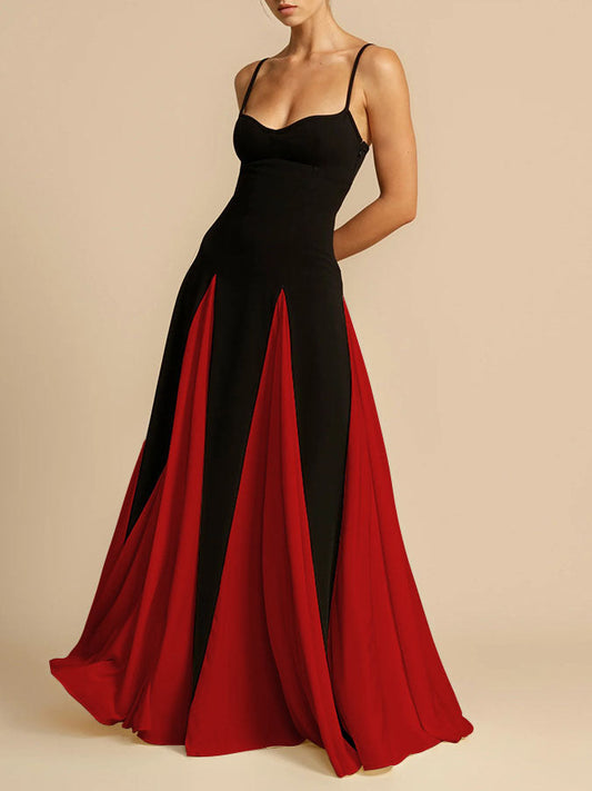 Elegant Flow Halter Dress