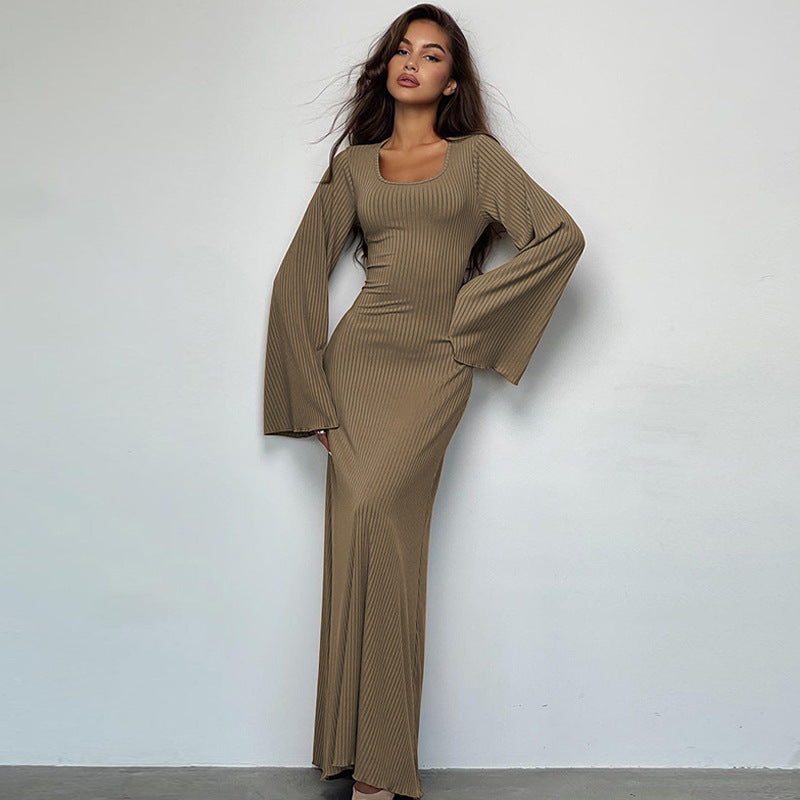Knit Long Sleeve Dress