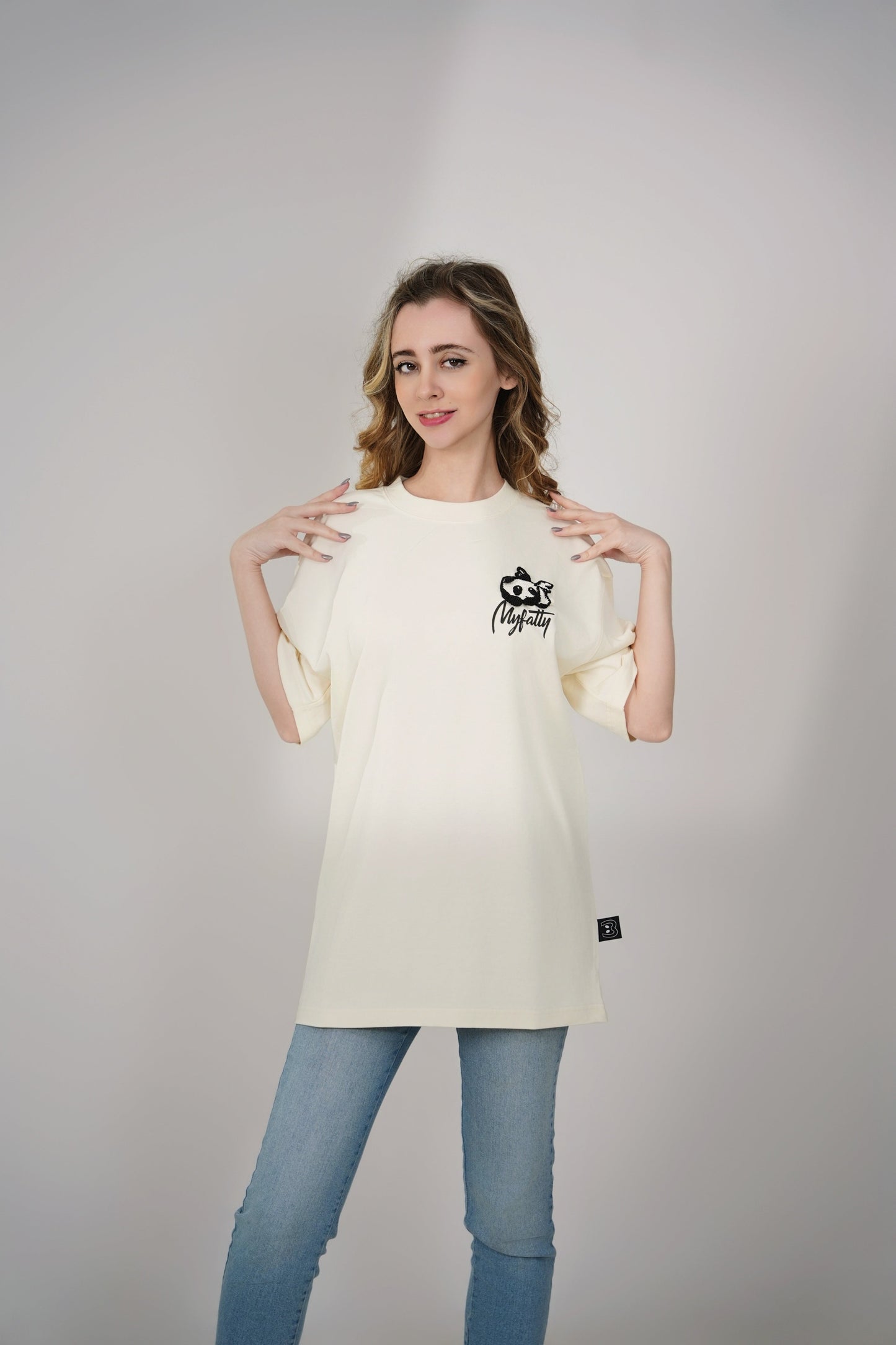 Cozy Knitted Panda Tee