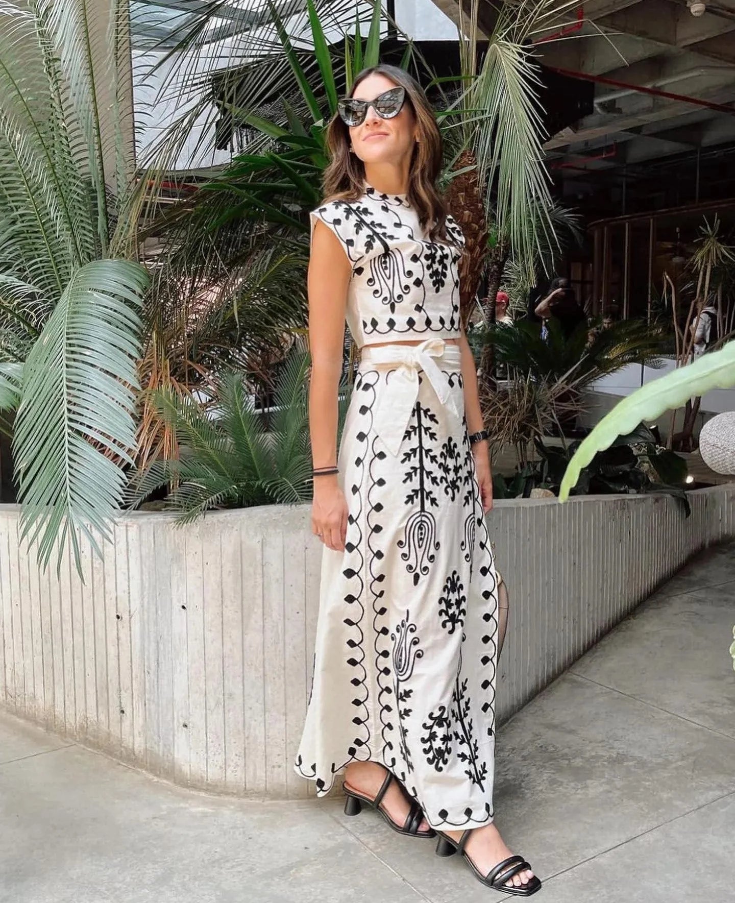 Printed Holiday Casual Suit