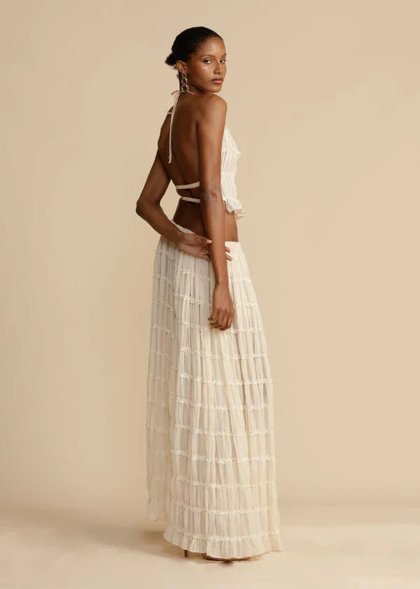 Glamour Backless Skirt Set