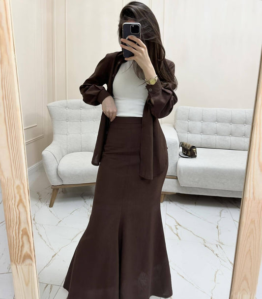 Effortless Chic Skirt Set