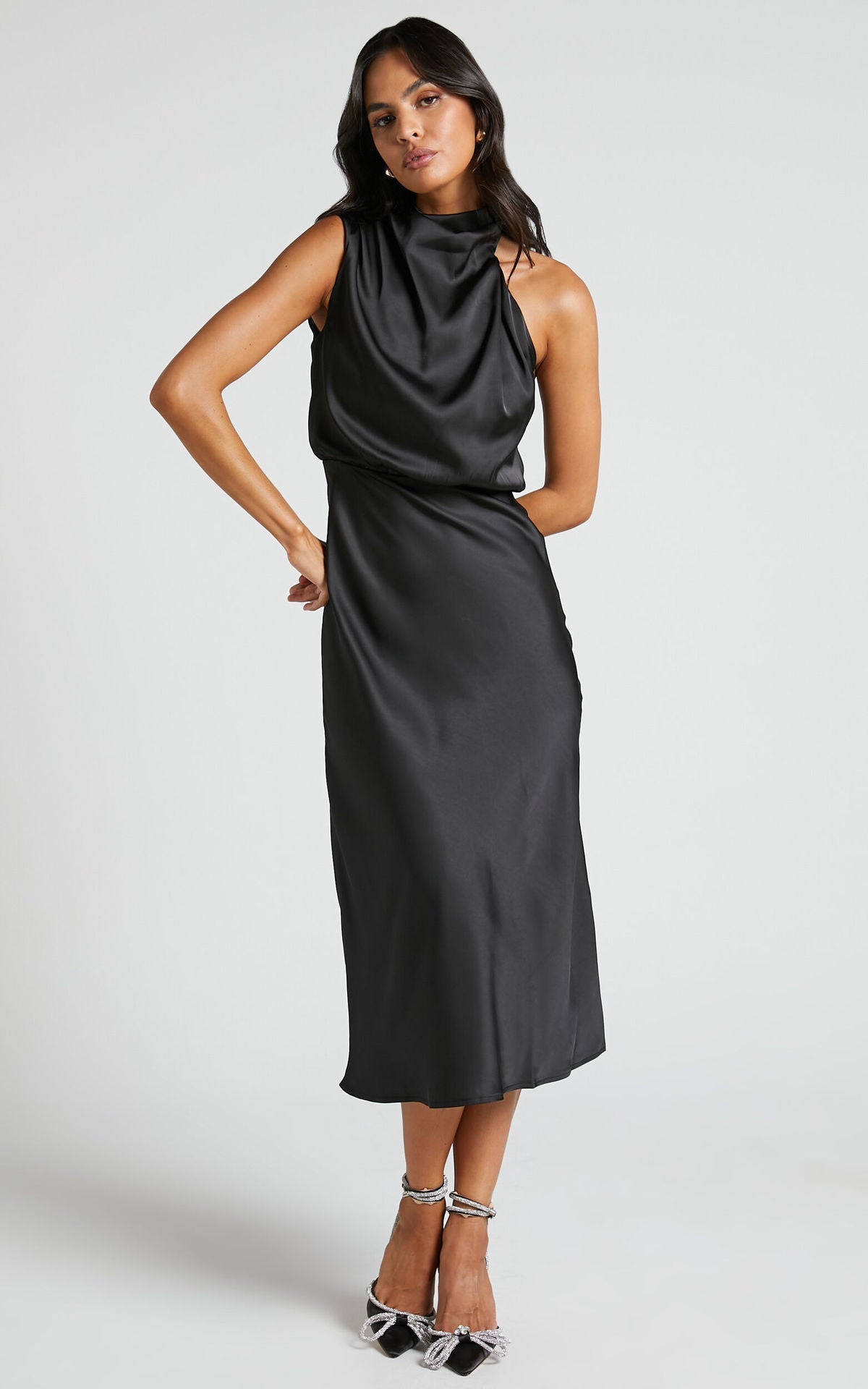 Glamourous Satin Dream Dress