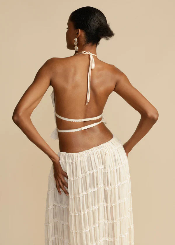 Glamour Backless Skirt Set