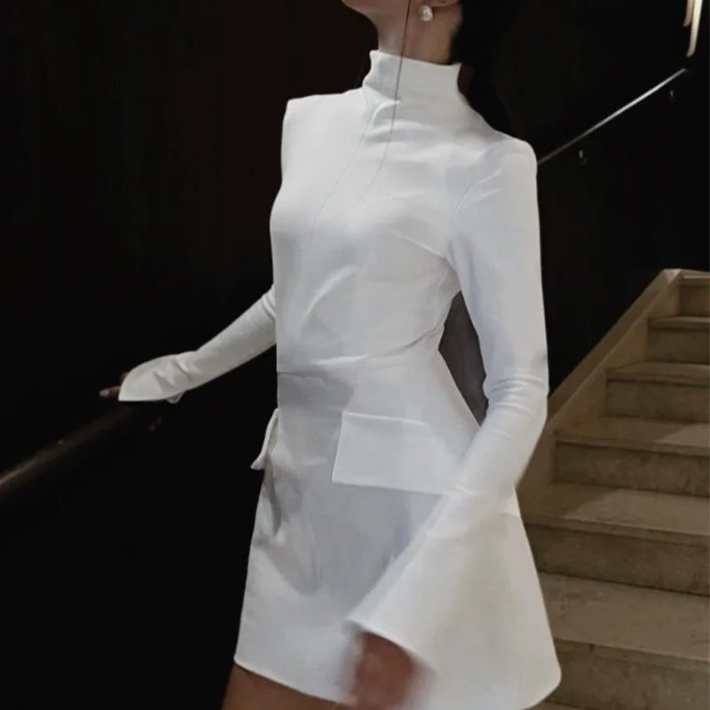 Long Sleeve Zipper Dress