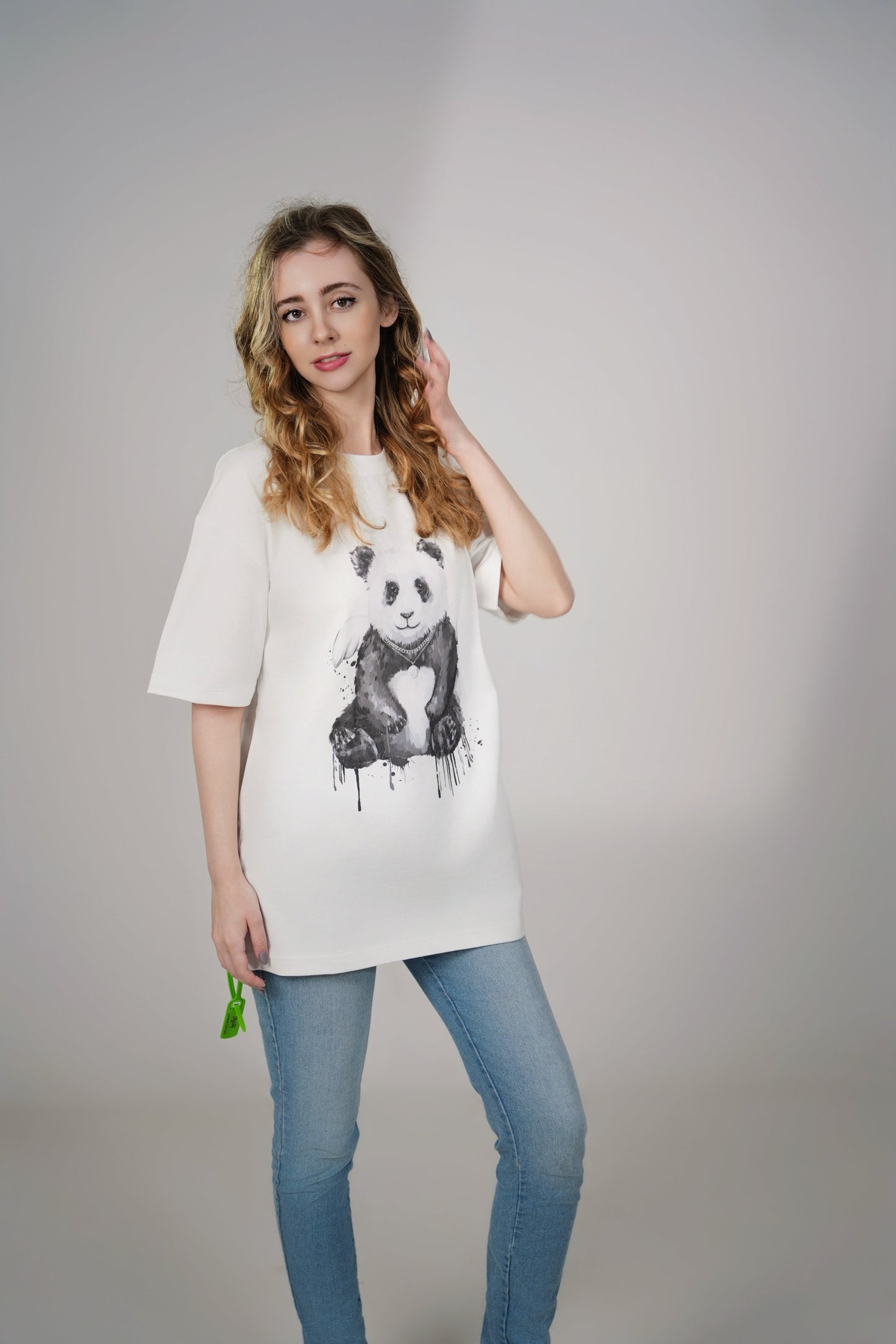 Panda Pattern Cotton Tee
