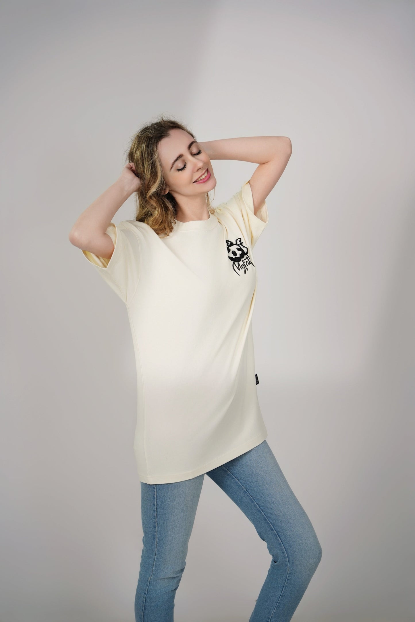 Cozy Knitted Panda Tee