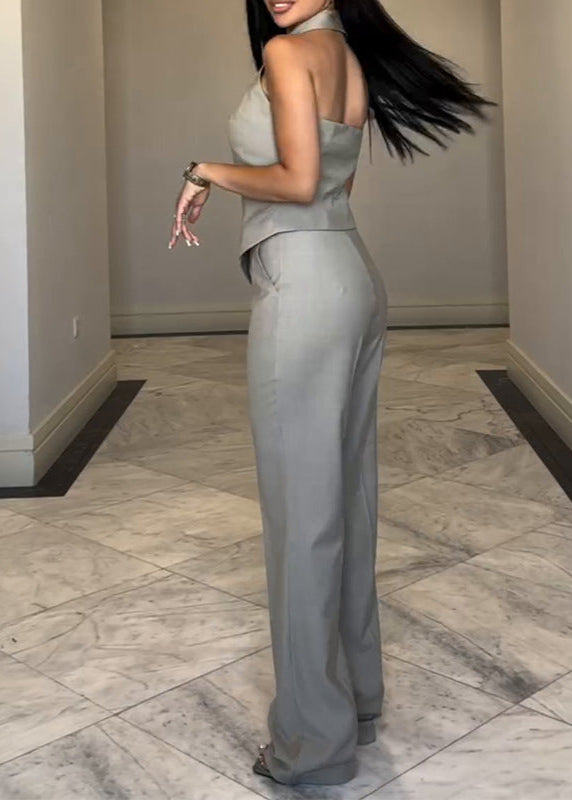Sleek Style Vest & Pants Combo