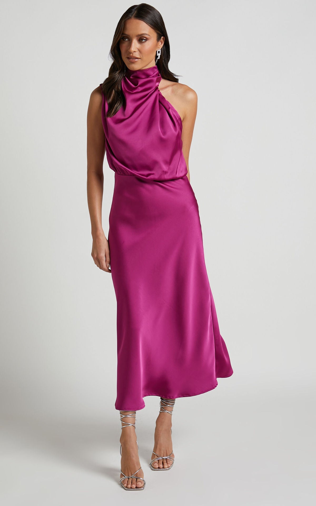 Glamourous Satin Dream Dress