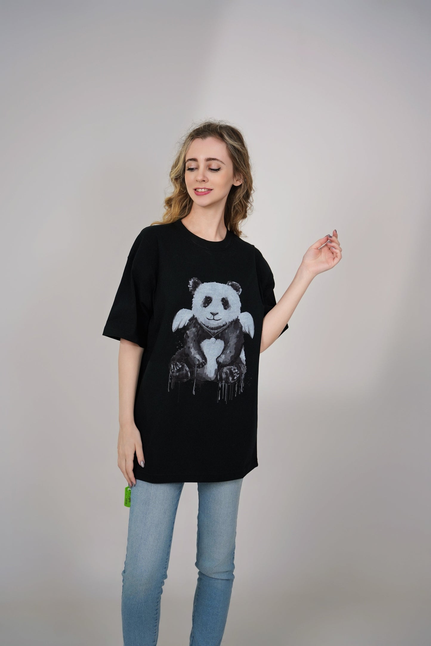 Panda Pattern Cotton Tee
