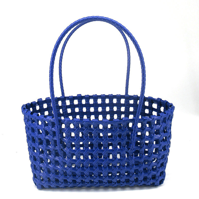 Skeleton Mesh Plastic Woven Bag
