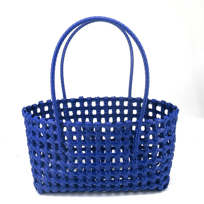 Skeleton Mesh Plastic Woven Bag