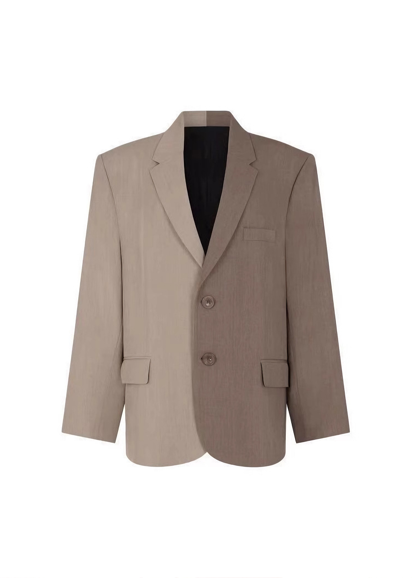 Stylish Two-Tone Blazer Set