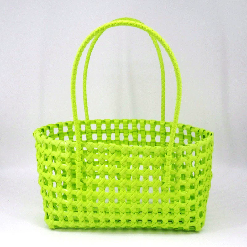 Skeleton Mesh Plastic Woven Bag