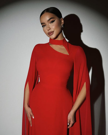 Flowy Long Sleeve Dress