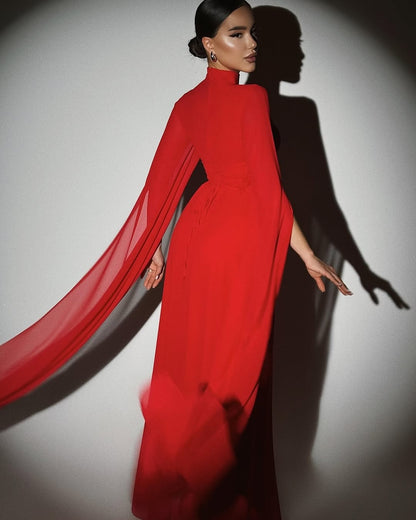 Flowy Long Sleeve Dress