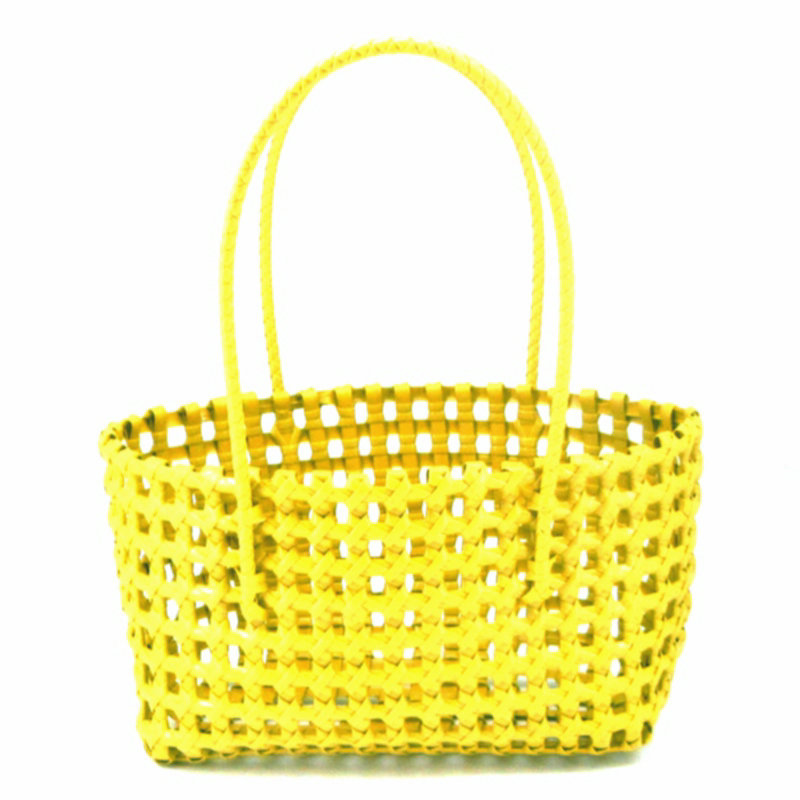 Skeleton Mesh Plastic Woven Bag