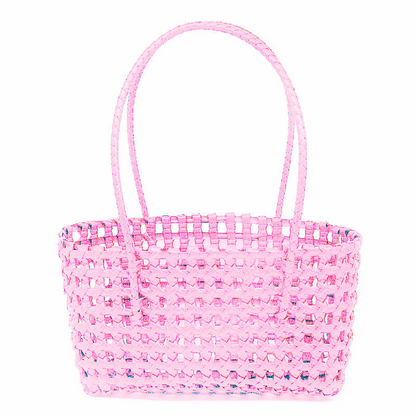 Skeleton Mesh Plastic Woven Bag