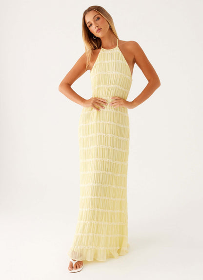 Breezy Backless Summer Dress