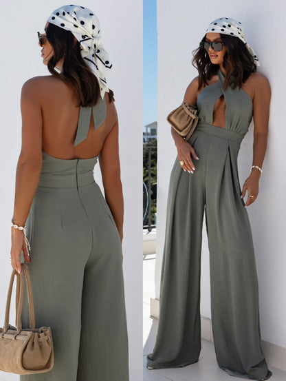 Flattering Halter Jumpsuit