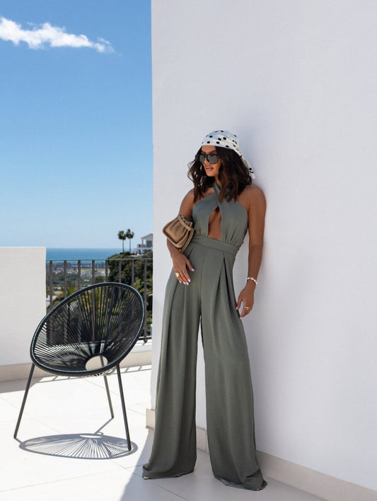 Flattering Halter Jumpsuit