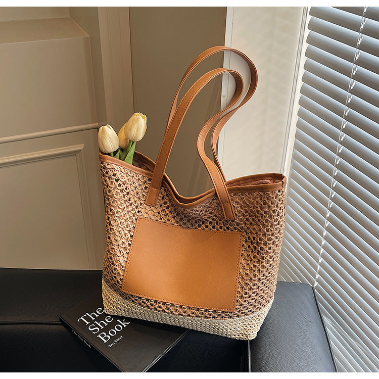 Hollow Casual Large-Capacity Tote Bag