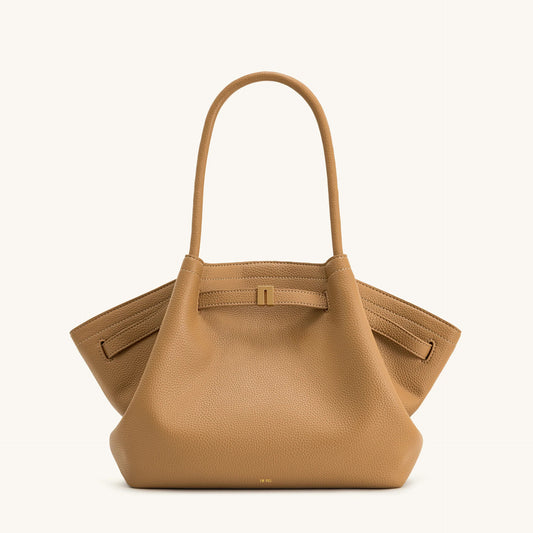 Soft Leather Dumpling Tote Bag