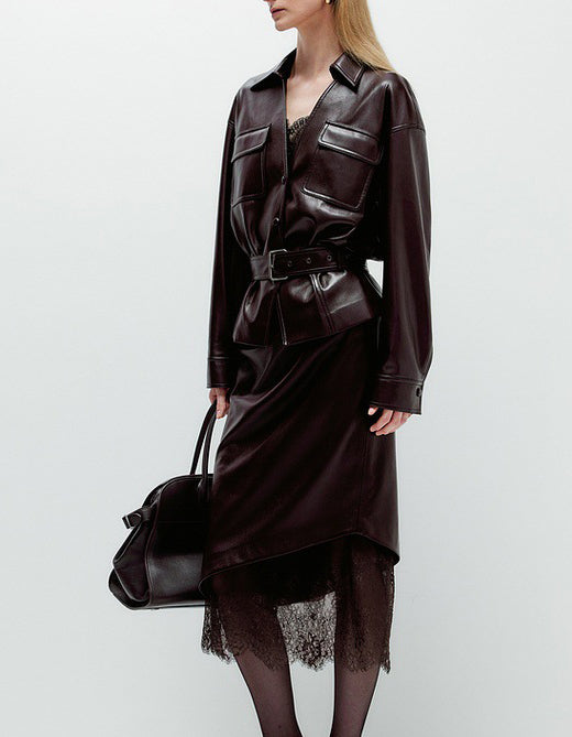 Vintage Jacket and Lace Skirt