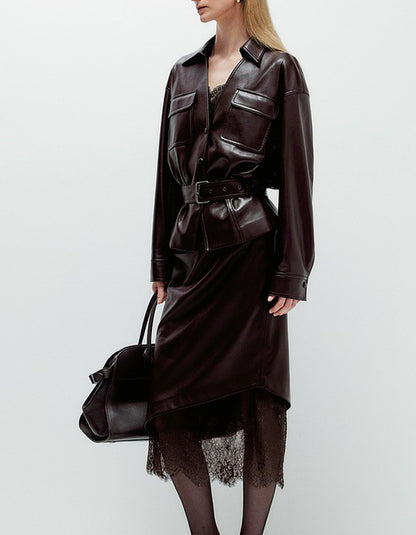 Vintage Jacket and Lace Skirt