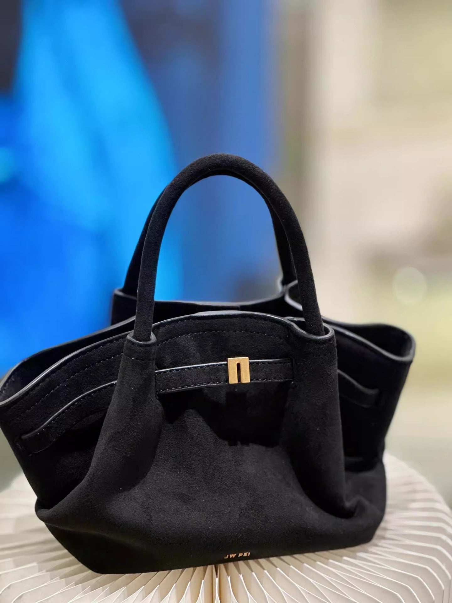 Soft Leather Dumpling Tote Bag