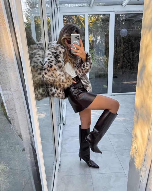 Wild Style Cozy Leopard Jacket