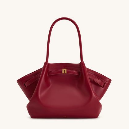 Soft Leather Dumpling Tote Bag