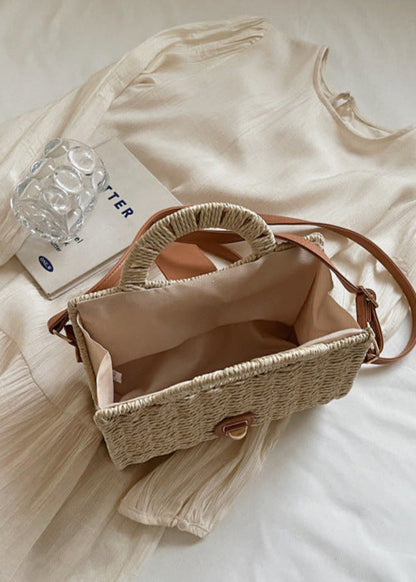 Fashion Commuter Woven Straw Crossbody & Handbag