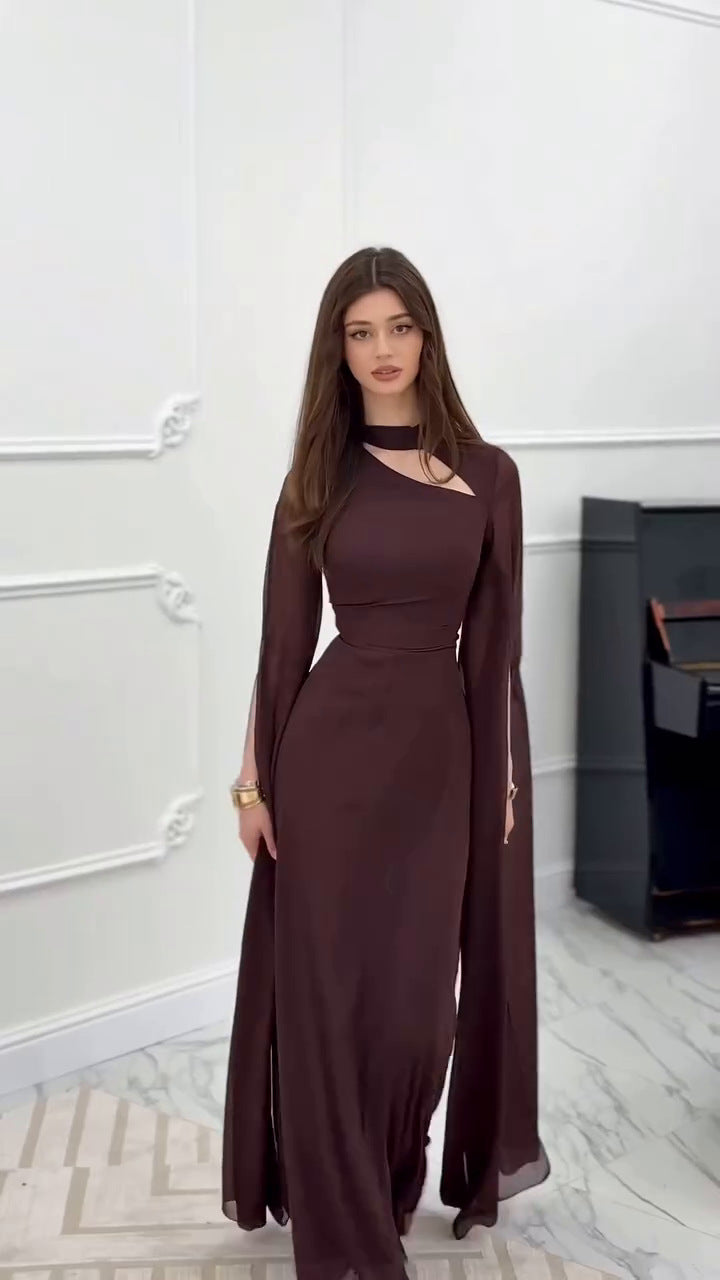 Flowy Long Sleeve Dress