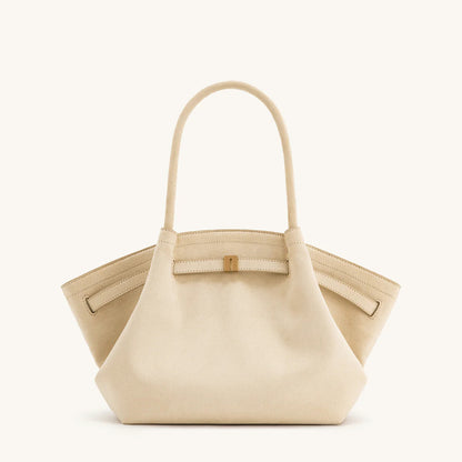 Soft Leather Dumpling Tote Bag